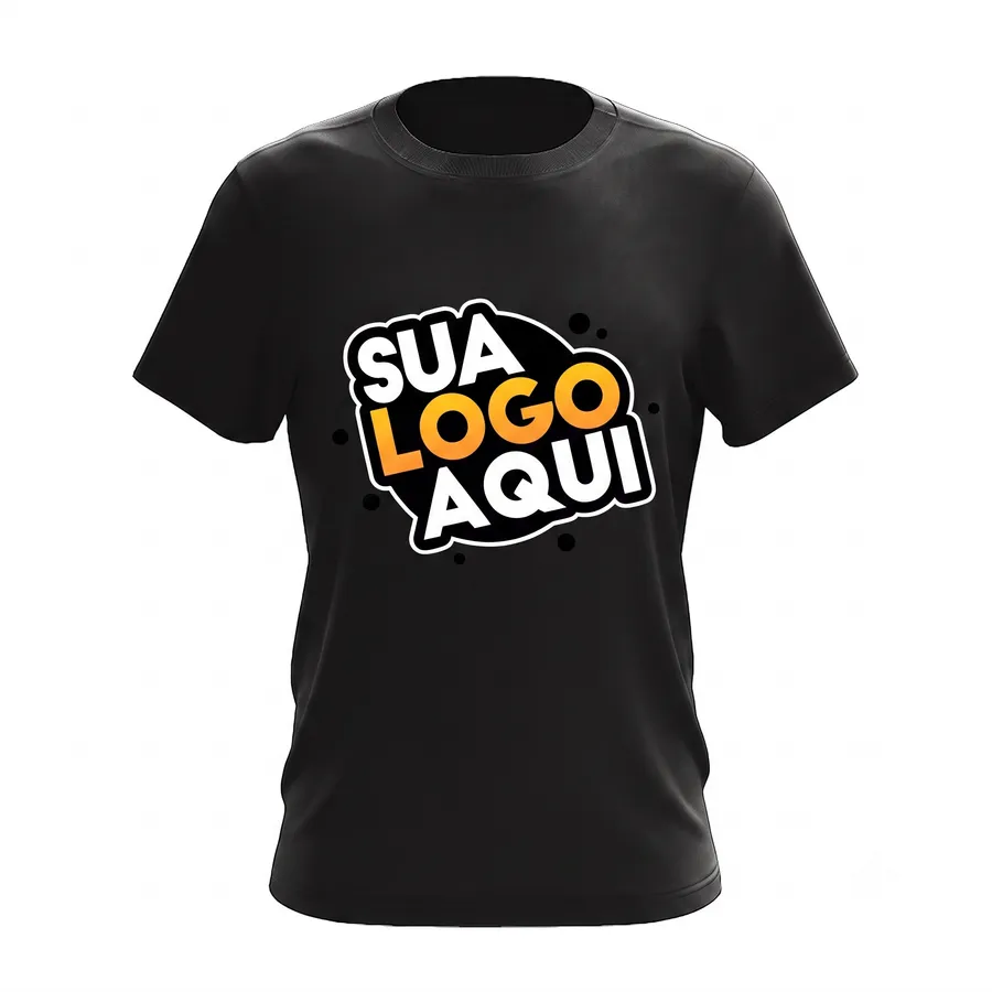 Camiseta personalizada em algodão